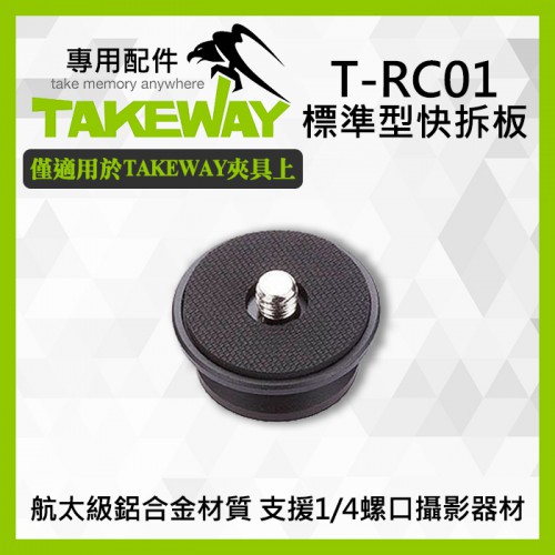【現貨】TAKEWAY T-RC01 基礎型快拆板 適用 T1 T2 R1 R2 TPH05 T-FN01 T-FN02