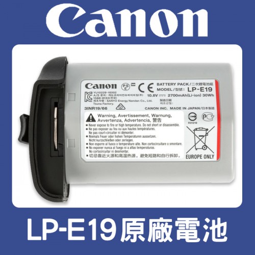 【現貨】Canon 原廠電池 LP-E19 適用 R3 1DXIII 1DXII 1DX3 1DX2 MARK II III