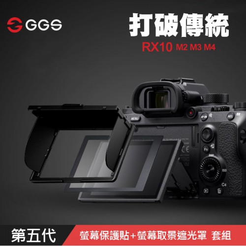 【現貨】金剛第五代 GGS 玻璃螢幕保護貼 磁吸遮光罩 KIT套組 RX10全系列 防爆 9H 防刮